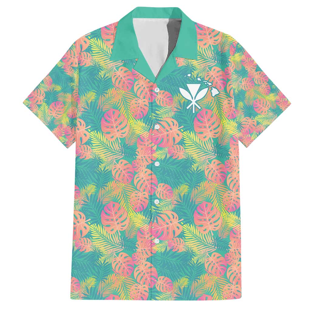Personalised Seamless Hawaiian Quilt Pattern Hawaiian Shirt Hawaii Culture Palm Leaf Tropical LT9 Beige - Polynesian Pride
