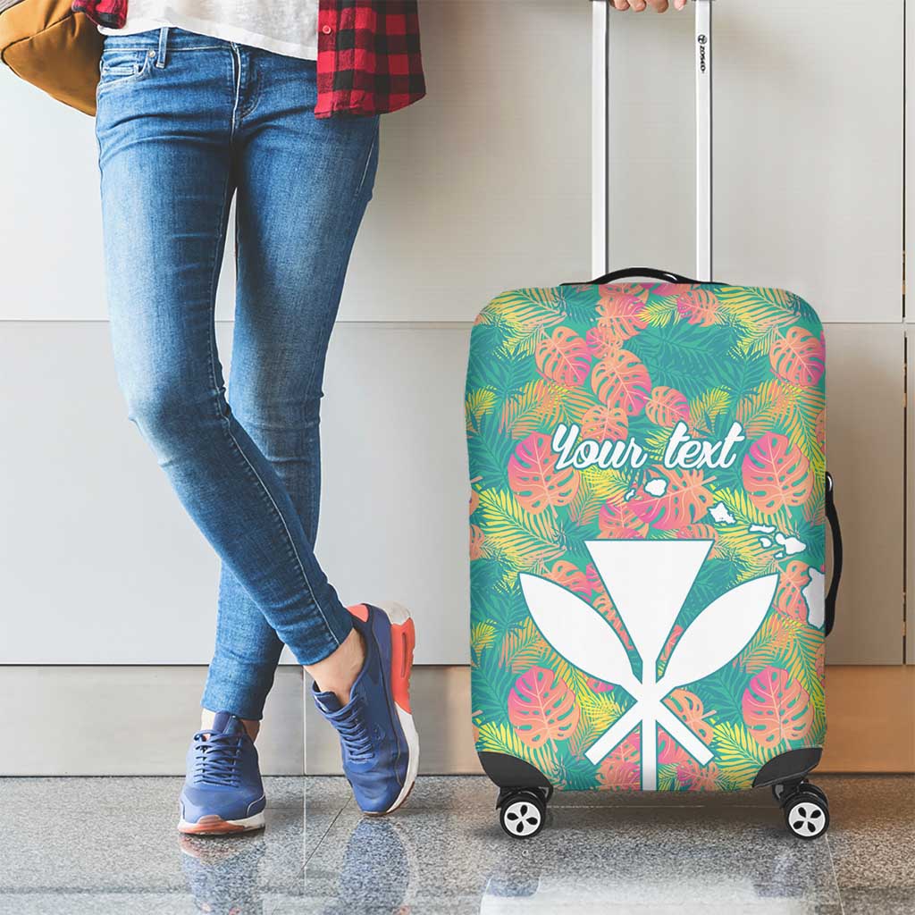 Personalised Seamless Hawaiian Quilt Pattern Luggage Cover Hawaii Culture Palm Leaf Tropical LT9 - Polynesian Pride