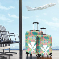 Personalised Seamless Hawaiian Quilt Pattern Luggage Cover Hawaii Culture Palm Leaf Tropical LT9 - Polynesian Pride