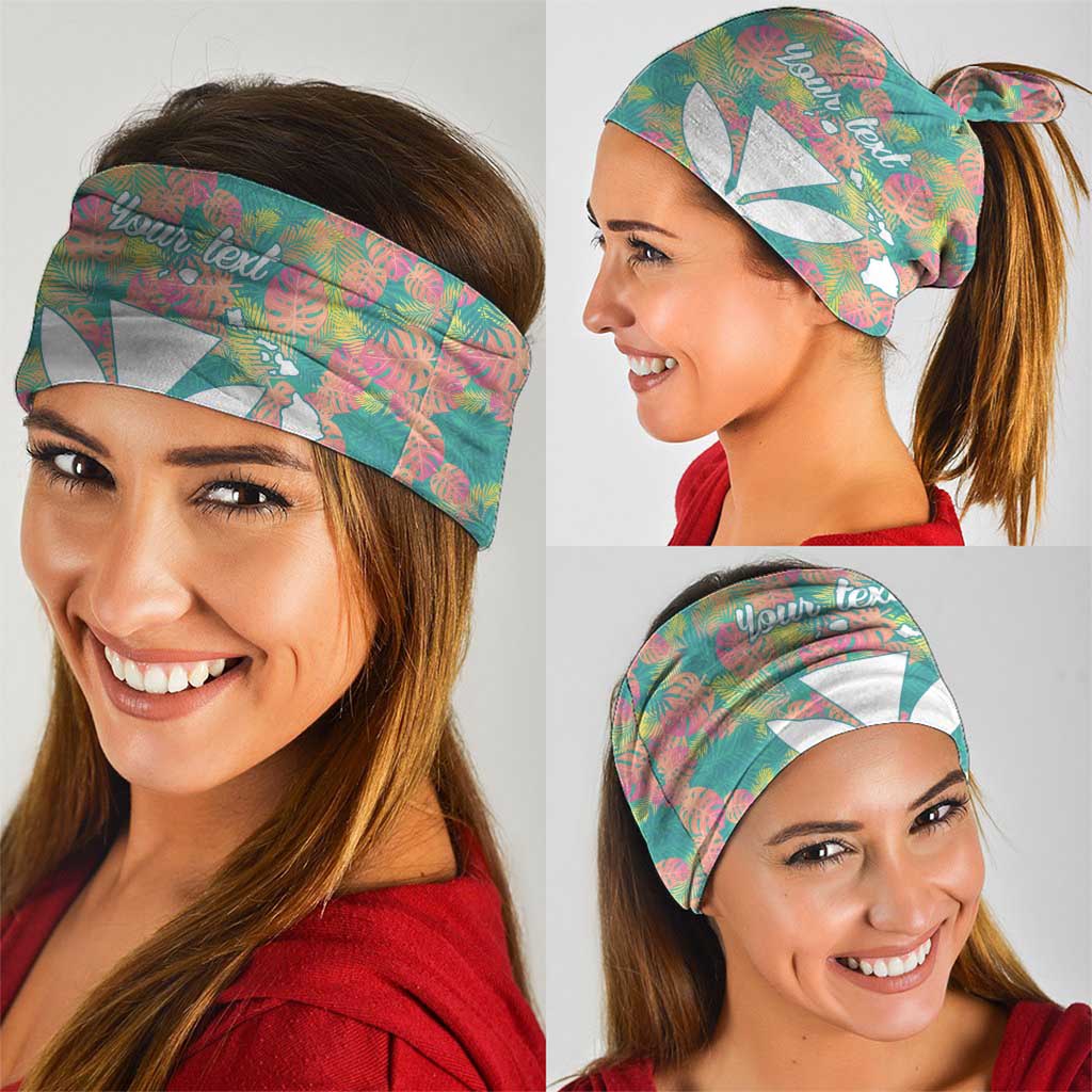 Personalised Seamless Hawaiian Quilt Pattern Neck Gaiter Hawaii Culture Palm Leaf Tropical LT9 - Polynesian Pride
