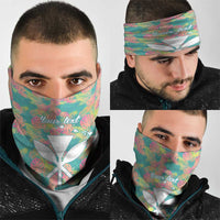 Personalised Seamless Hawaiian Quilt Pattern Neck Gaiter Hawaii Culture Palm Leaf Tropical LT9 - Polynesian Pride