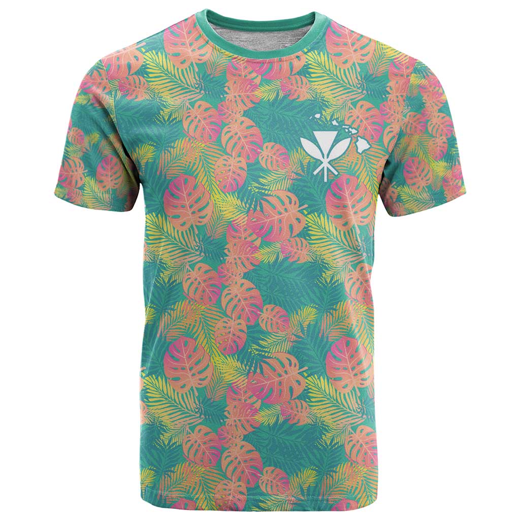 Personalised Seamless Hawaiian Quilt Pattern T Shirt Hawaii Culture Palm Leaf Tropical LT9 Beige - Polynesian Pride