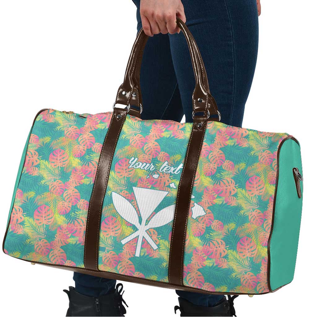 Personalised Seamless Hawaiian Quilt Pattern Travel Bag Hawaii Culture Palm Leaf Tropical LT9 - Polynesian Pride