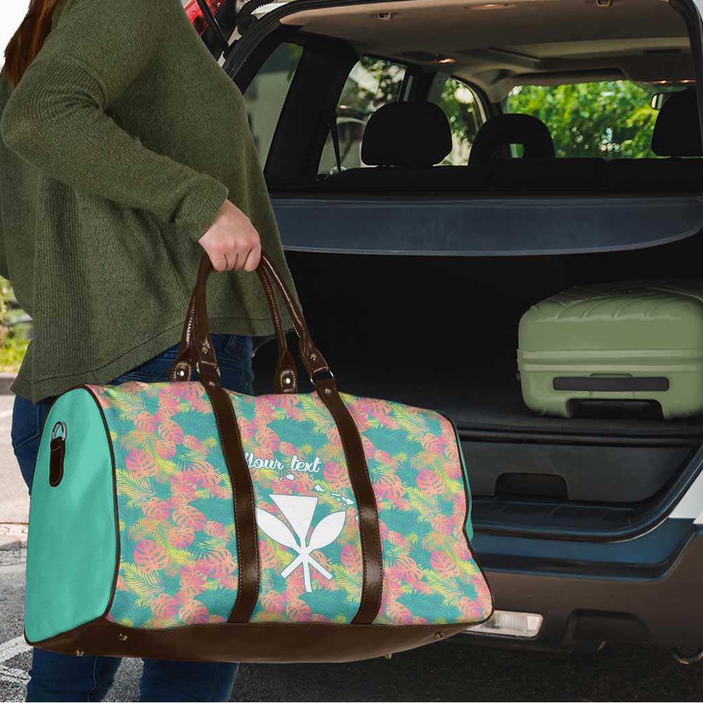 Personalised Seamless Hawaiian Quilt Pattern Travel Bag Hawaii Culture Palm Leaf Tropical LT9 - Polynesian Pride