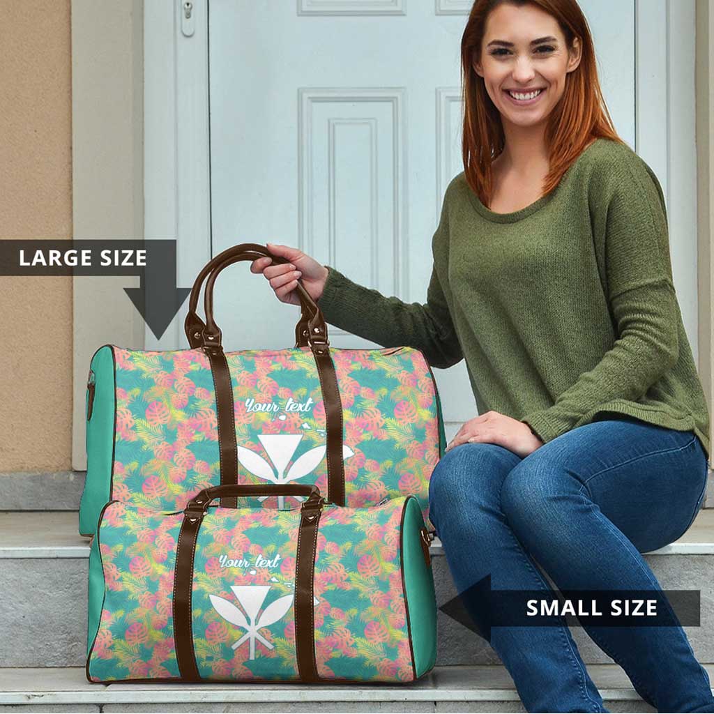 Personalised Seamless Hawaiian Quilt Pattern Travel Bag Hawaii Culture Palm Leaf Tropical LT9 - Polynesian Pride
