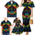 Tonga LGBT Family Matching Mermaid Dress and Hawaiian Shirt Love Is Love Ngatu Rainbow Water Color LT9 - Polynesian Pride