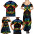 Personalised Tonga LGBT Family Matching Summer Maxi Dress and Hawaiian Shirt Love Is Love Ngatu Rainbow Water Color LT9 - Polynesian Pride