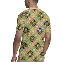 Seamless Pattern Puakenikeni and Kalo Rugby Jersey LT9 - Polynesian Pride