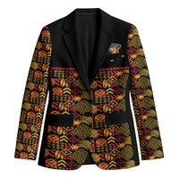 Papua New Guinea Kumuls Blazer Bird of Paradise Black Version LT9 Unisex Black - Polynesian Pride