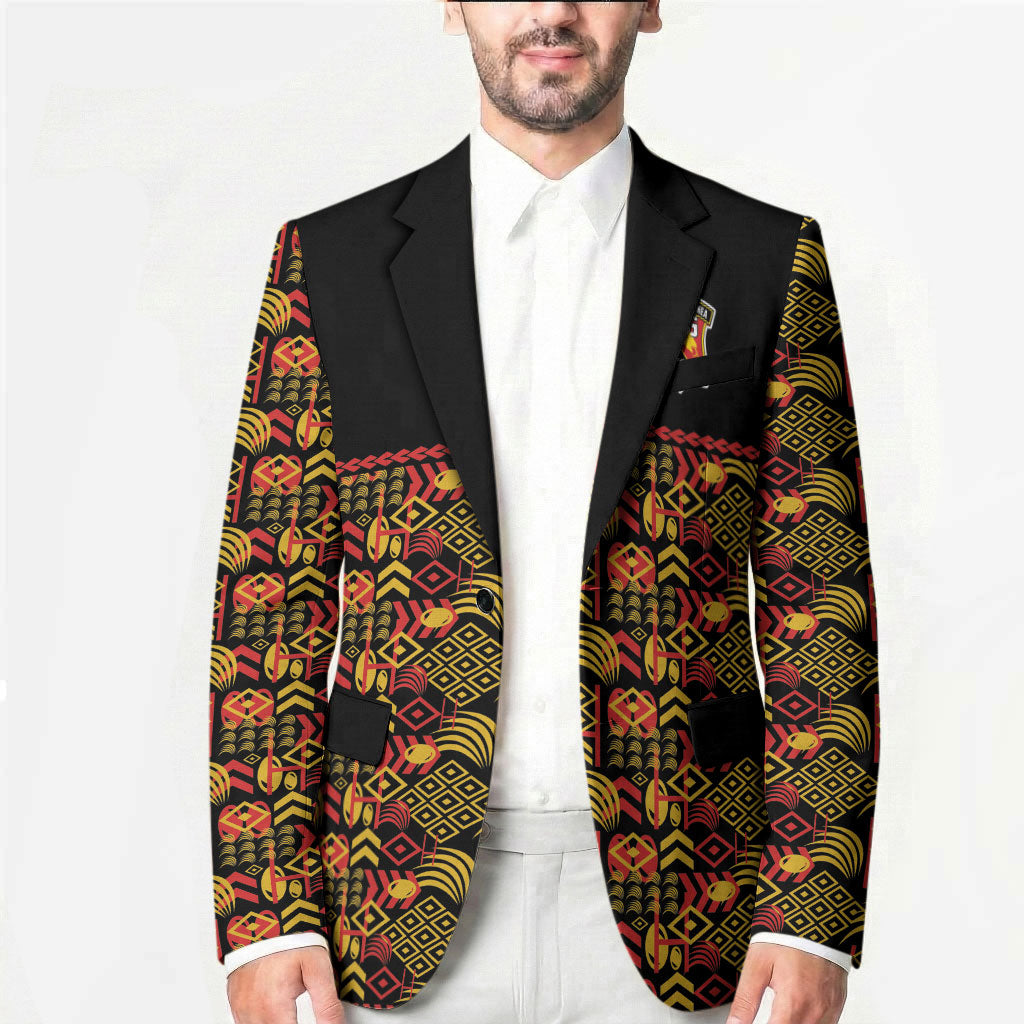 Papua New Guinea Kumuls Blazer Bird of Paradise Black Version LT9 - Polynesian Pride