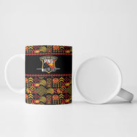 Papua New Guinea Kumuls Ceramic Mug Bird of Paradise Black Version LT9 - Polynesian Pride