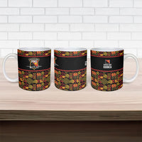 Papua New Guinea Kumuls Ceramic Mug Bird of Paradise Black Version LT9 - Polynesian Pride