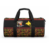 Papua New Guinea Kumuls Duffle Bag Bird of Paradise Black Version LT9 One size Black - Polynesian Pride