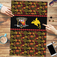 Papua New Guinea Kumuls Puzzle Bird of Paradise Black Version LT9 Black - Polynesian Pride