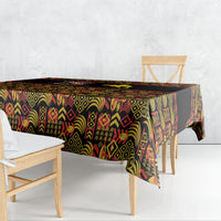 Papua New Guinea Kumuls Tablecloth Bird of Paradise Black Version LT9 - Polynesian Pride
