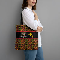 Papua New Guinea Kumuls Tote Bag Bird of Paradise Black Version LT9 - Polynesian Pride