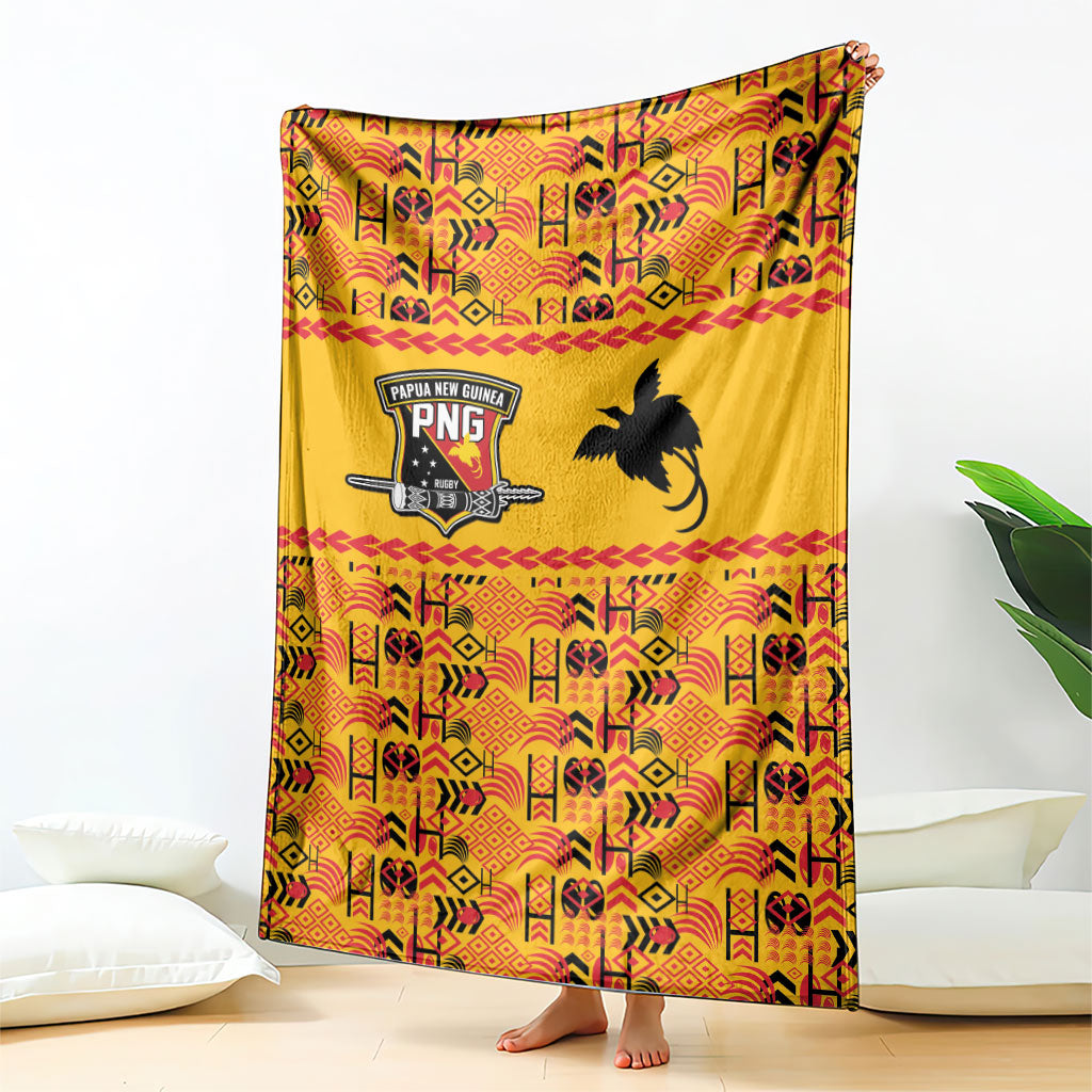 Papua New Guinea Kumuls Blanket Bird of Paradise Gold Version LT9 - Polynesian Pride