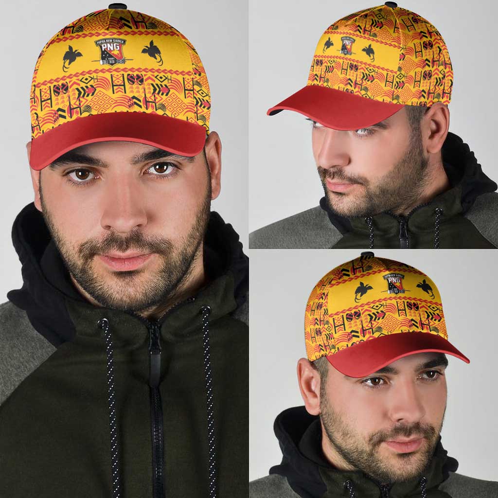 Papua New Guinea Kumuls Classic Cap Bird of Paradise Gold Version LT9 - Polynesian Pride