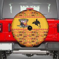 Papua New Guinea Kumuls Spare Tire Cover Bird of Paradise Gold Version LT9 - Polynesian Pride