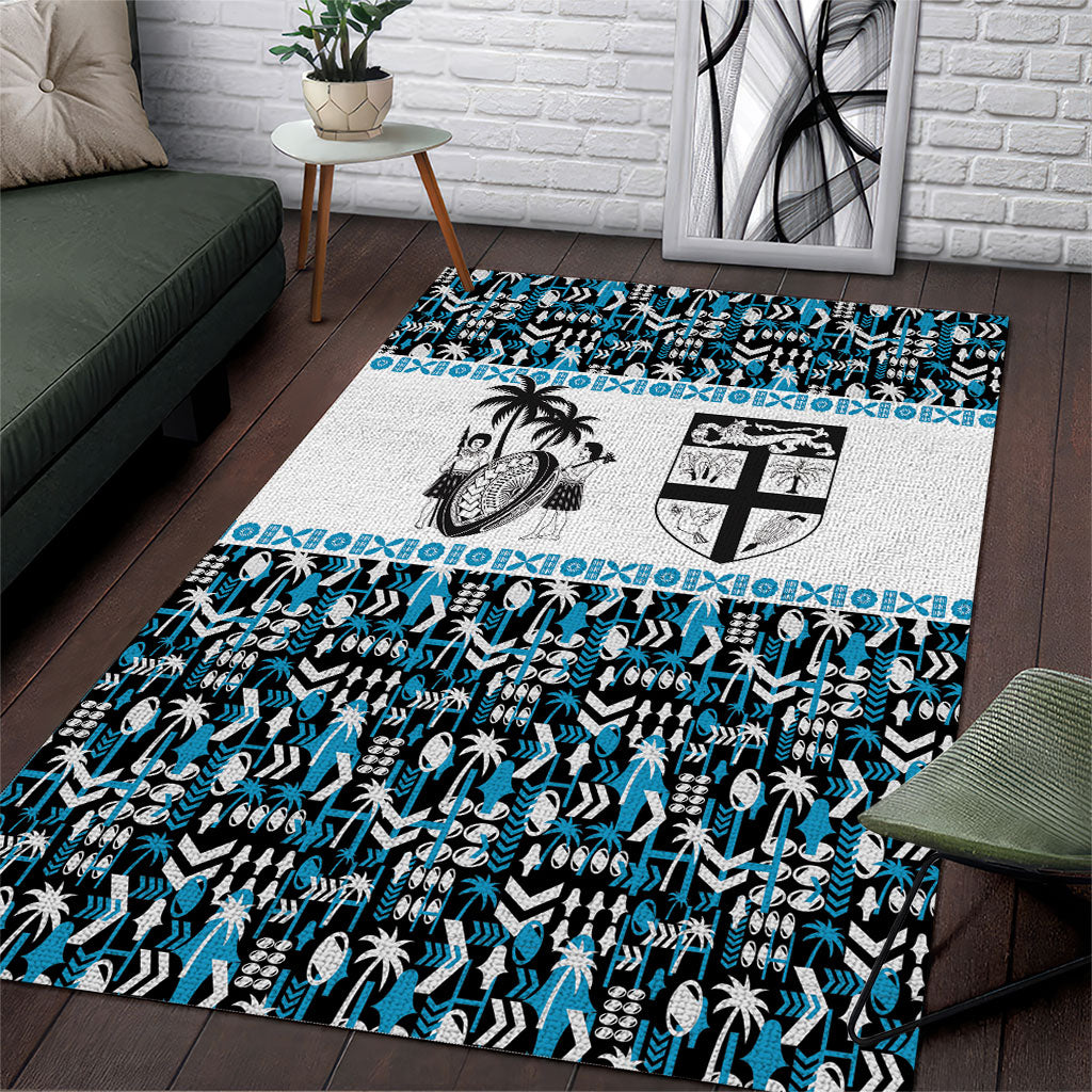 Fiji Bati Area Rug Bati Island Warrior Geometry