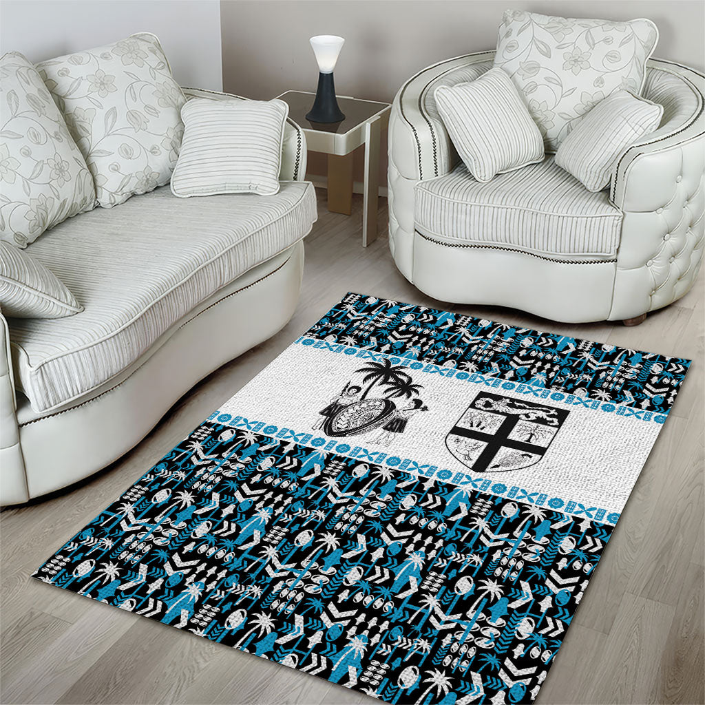 Fiji Bati Area Rug Bati Island Warrior Geometry