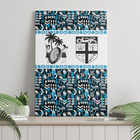 Fiji Bati Canvas Wall Art Bati Island Warrior Geometry LT9 - Polynesian Pride
