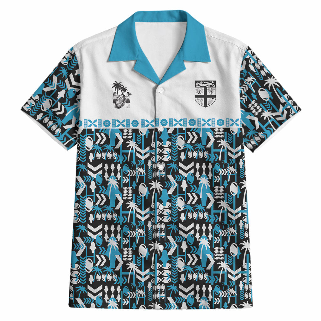 Fiji Bati Hawaiian Shirt Bati Island Warrior Geometry