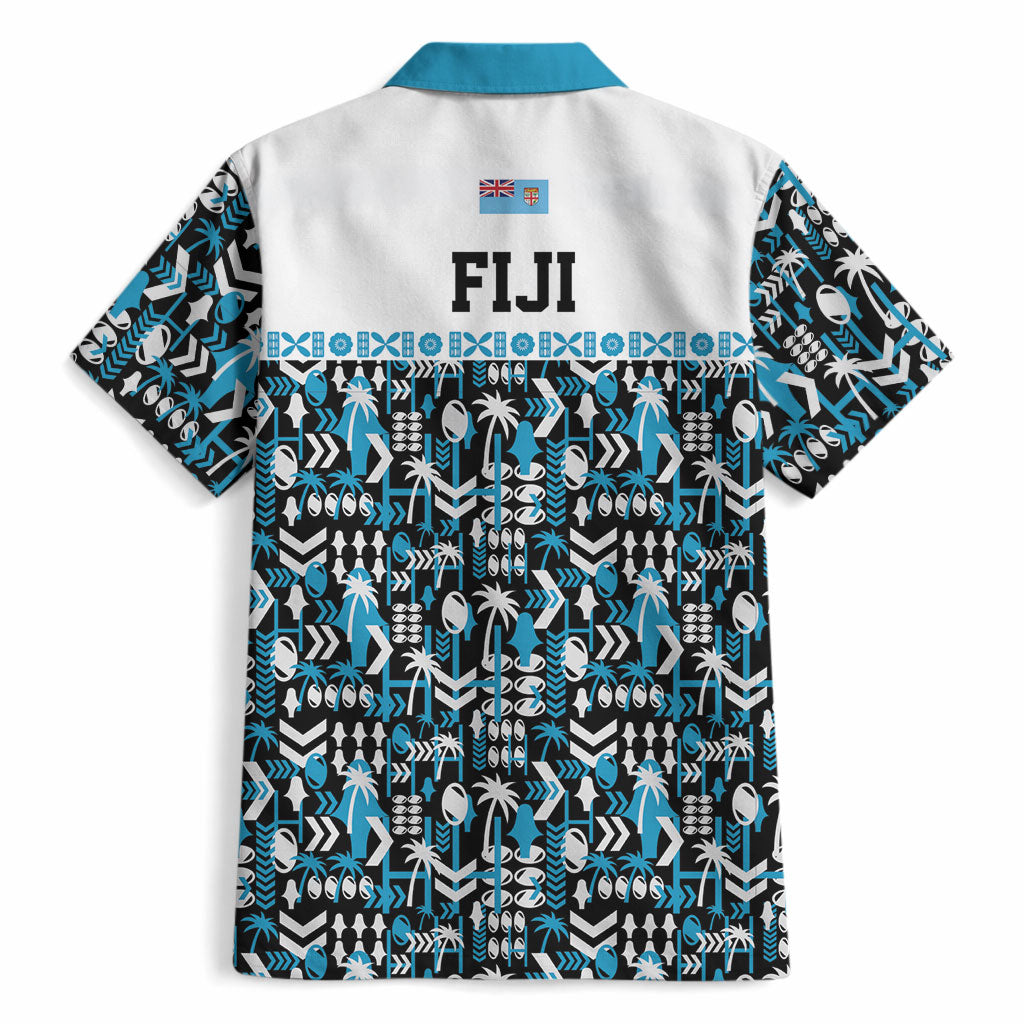 Fiji Bati Hawaiian Shirt Bati Island Warrior Geometry