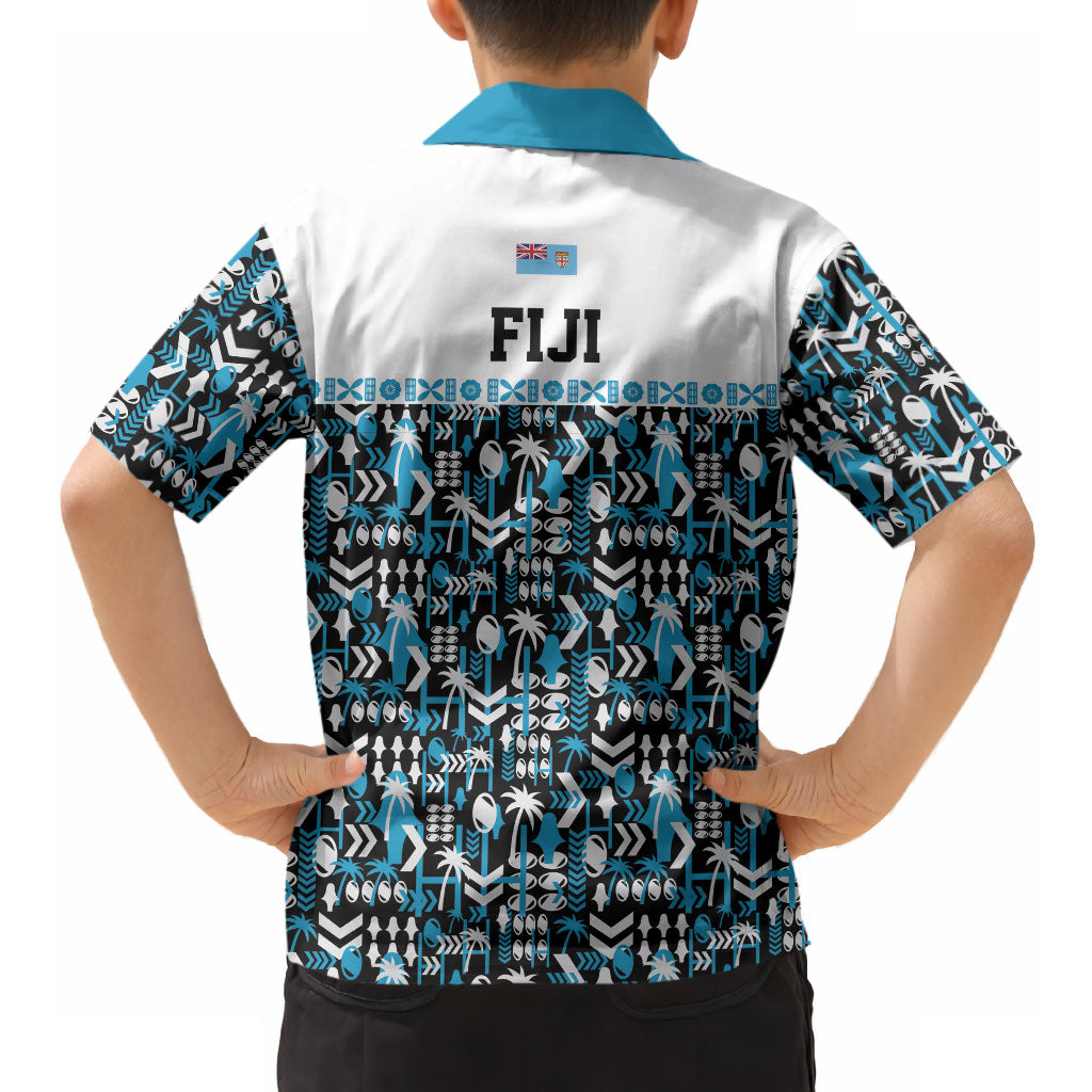 Fiji Bati Hawaiian Shirt Bati Island Warrior Geometry