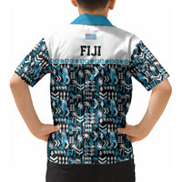 Fiji Bati Kid Hawaiian Shirt Bati Island Warrior Geometry