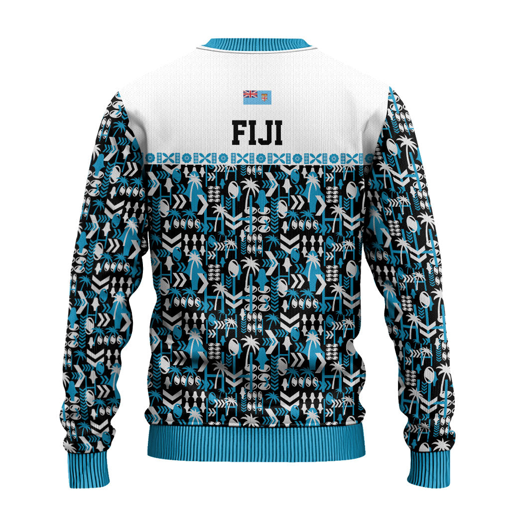Fiji Bati Ugly Christmas Sweater Bati Island Warrior Geometry