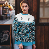 Fiji Bati Ugly Christmas Sweater Bati Island Warrior Geometry