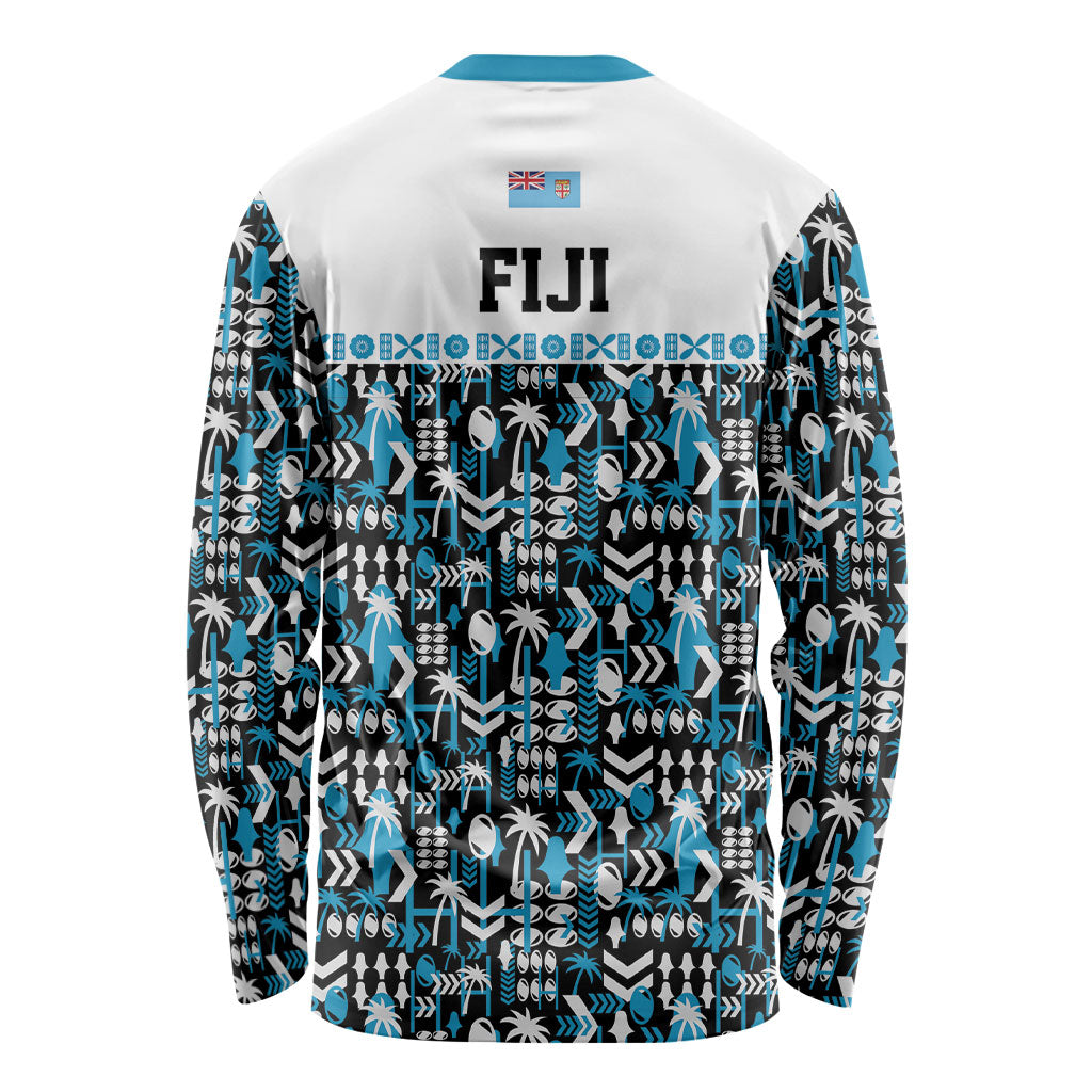 Fiji Bati Long Sleeve Shirt Bati Island Warrior Geometry