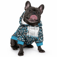 Fiji Bati Pet Hoodie Bati Island Warrior Geometry LT9 - Polynesian Pride