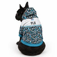 Fiji Bati Pet Hoodie Bati Island Warrior Geometry LT9 - Polynesian Pride