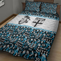 Fiji Bati Quilt Bed Set Bati Island Warrior Geometry LT9 - Polynesian Pride