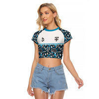 Fiji Bati Raglan Cropped T Shirt Bati Island Warrior Geometry