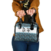 Fiji Bati Shoulder Handbag Bati Island Warrior Geometry