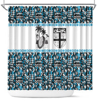 Fiji Bati Shower Curtain Bati Island Warrior Geometry