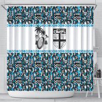 Fiji Bati Shower Curtain Bati Island Warrior Geometry