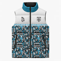 Fiji Bati Sleeveless Puffer Jacket Bati Island Warrior Geometry