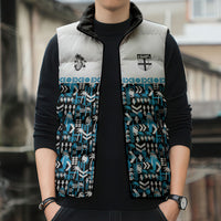 Fiji Bati Sleeveless Puffer Jacket Bati Island Warrior Geometry