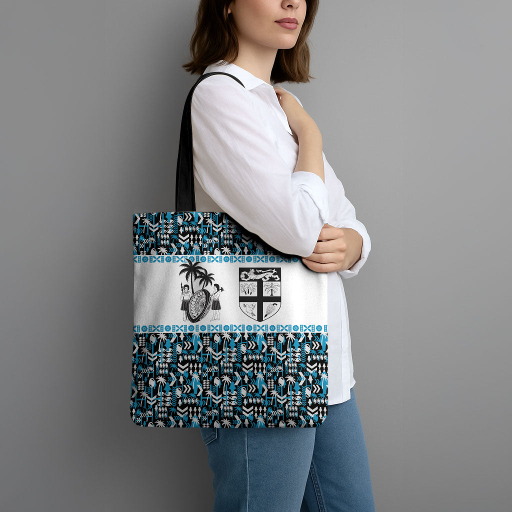 Fiji Bati Tote Bag Bati Island Warrior Geometry