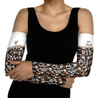 Fiji Bati Arm Sleeves Masi-inspired Tapa Pattern LT9 - Polynesian Pride