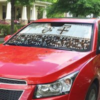 Fiji Bati Auto Sun Shade Masi-inspired Tapa Pattern