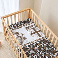 Fiji Bati Baby Bed Cover Masi-inspired Tapa Pattern LT9 - Polynesian Pride