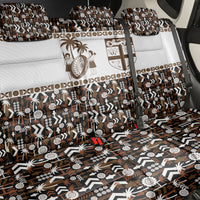 Fiji Bati Back Car Seat Cover Masi-inspired Tapa Pattern
