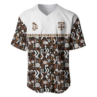 Fiji Bati Baseball Jersey Masi-inspired Tapa Pattern