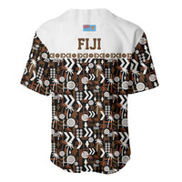 Fiji Bati Baseball Jersey Masi-inspired Tapa Pattern