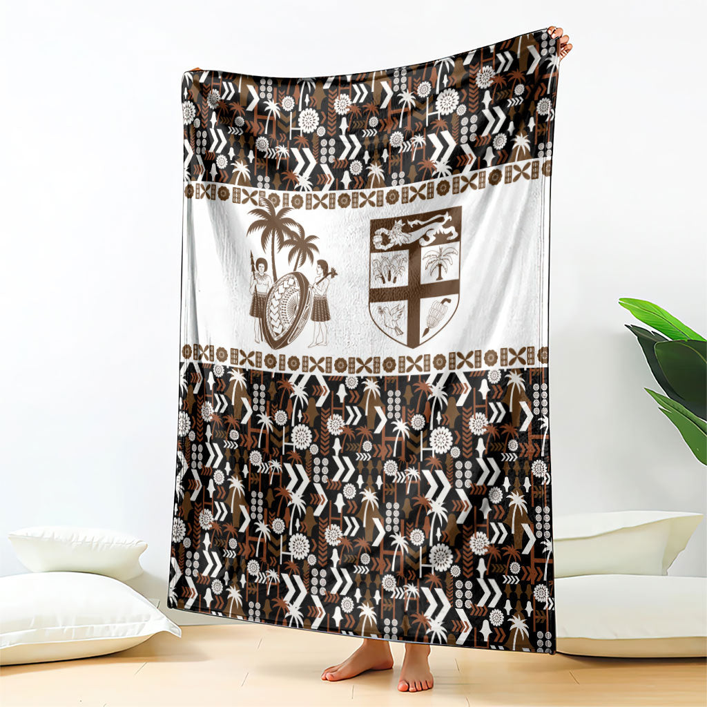 Fiji Bati Blanket Masi-inspired Tapa Pattern